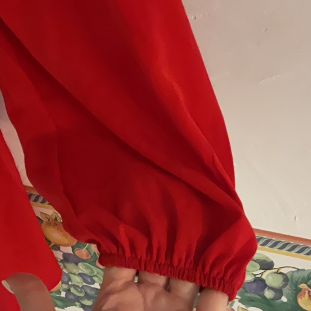 Francesca’s Collections Vibrant Red Dress, Size S - Picture 5 of 10